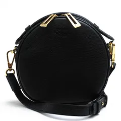 ココセリュックス ゴールド／COCOCELUX GOLD バッグ ショルダーバッグ 鞄 レディース 女性 女性用 レザー 革 本革 ブラック 黒  205DA0436 帽子ケース型ショルダーポシェット シボ革 シュリンクレザー 2WAY ショルダーバッグのサムネイル