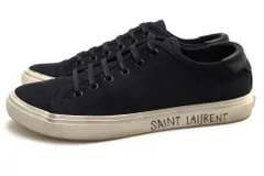 サンローラン／YVES SAINT LAURENT シューズ スニーカー 靴 ローカット レディース 女性 女性用 コットン 綿 キャンバス ブラック 黒  606446 Malibu sneakers 定番のサムネイル