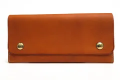 アーツアンドクラフツ／ARTS＆CRAFTS 長財布 財布 ウォレット メンズ 男性 男性用 レザー 革 本革 ブラウン 茶  ELBAMATT ACC NEW LONG WALLET ベジタブルタンニン鞣し 小銭入れあり 二つ折りのサムネイル