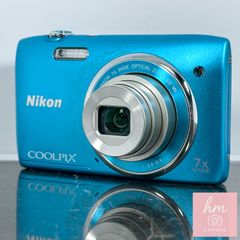 Nikon COOLPIX S6500 デジカメ アクアブルー 純正付属品あり - メルカリ