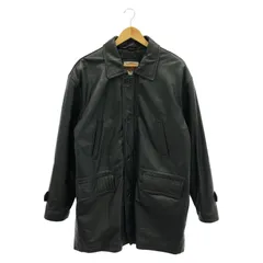 【中古】Harley Davidson 牛革 レザーコート サイズL 黒[91]のサムネイル