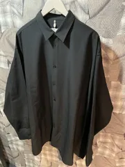 福岡出品　OAMC Apology Shirt オーエーエムシー 長袖シャツ L ポリエステル ブラック OAMP602560 FKのサムネイル