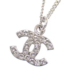 シャネル(Chanel) シャネル ココマーク ネックレス レディース ラインストーン メタル シルバーカラー 06V C223204のサムネイル