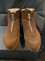 福岡出品　nonnative HIKER ZIP BOOTS COW LEATHER ノンネイティブ ハイカージップブーツ カウレザー 42 JP27.5CM相当 ブラウン NN-F4203 FKのサムネイル