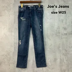 Joe's Jeans ジョーズジーンズ 25 ブルー CIGARETTE シガレット ダメージ加工 デニムパンツ ジーンズ スキニー ストレート クラッシュ インディゴ ストレッチ ボトムス 美脚 定番 人気 ★ ■■のサムネイル