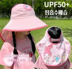 マイメロディ フラップキャップ サンハット夏用帽子(新品)のサムネイル