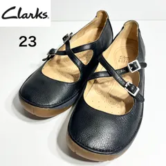 【未使用】Clarks クラークス ホースウィスパー メリージェーン 本革 黒 UK4 Dのサムネイル