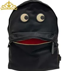 Anya Hindmarch アイズ バックパック ブラック アニヤ ハインドマーチ リュックバッグのサムネイル