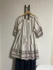 Tシャツビュー ティアード ブラウス 55-66のサムネイル