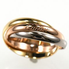 Cartier カルティエ トリニティリング SM K18 スリーカラー SIZE:52