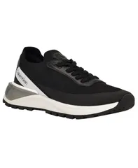 カルバンクライン レディース シューズ スニーカー ニット Calvin Klein Womens Geneo Lightweight Knit Sneakers Black ブラックのサムネイル
