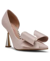 ベッツィジョンソン レディース シューズ パンプス Betsey Johnson Womens Kyliee Embellished Bow Pumps Champagne Sparkle シャンパンのサムネイル