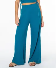 ロキシー レディース ボトムス カジュアルパンツ Roxy Womens Marlena FullLength Lounge Pants Deep Lagoonのサムネイル