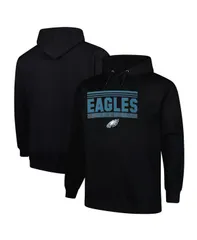 ファナティクス メンズ アウター パーカー・スウェットール Fanatics Mens Black Philadelphia Eagles Big Tall Popullover Hoodie Blaのサムネイル