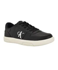 カルバンクライン メンズ シューズ スニーカー Calvin Klein Mens Gliano Round Toe Casual Sneakers Black ブラックのサムネイル