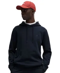 ヒューゴボス メンズ アウター パーカー・スウェット パイル コットン ロゴ Hugo Boss Mens RegularFit Cotton Terry Logo Patchoodie Dark Bのサムネイル