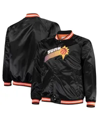 ミッチェルネス メンズ アウター ジャケット・ブルゾン トール サテン Mitchell Ness Mens Black Phoenix Suns Big and Tall Hardwood Clasのサムネイル