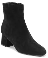ロックポート レディース シューズ ブーツ・レインブーツ Rockport Womens Okaeli Zipper Booties Black Suede ブラックのサムネイル