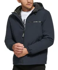 カルバンクライン メンズ アウター ジャケット・ブルゾン フーデッドジャケット ジャケット Calvin Klein Mens Infinite Stretch WaterResistant Hoodのサムネイル