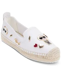 カール ラガーフェルド レディース シューズ パンプス KARLAGERFELD PARIS Womens Michaela Embellished SlipOn Espadrille Flats Bのサムネイル
