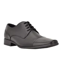 カルバンクライン メンズ シューズ ドレスシューズ ワンピース キャップ レース レザー Calvin Klein Mens Bram Lace Up CapToe Leather Dress Shoのサムネイル