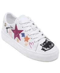 カール ラガーフェルド レディース シューズ スニーカー KARLAGERFELD PARIS Womens Cate Ikonic Sneakers Bright White ホワイトのサムネイル