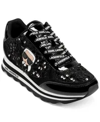 カール ラガーフェルド レディース シューズ スニーカー KARLAGERFELD PARIS Womens Meade Slip On Sneakers Black ブラックのサムネイル