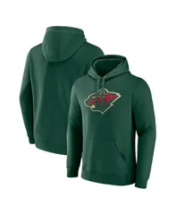 ファナティクス メンズ アウター パーカー・スウェット ロゴ パーカー Fanatics Mens Green Minnesota Wild Primary Logo Pullover Hoodieのサムネイル