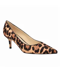 ナインウェスト レディース シューズ パンプス ヒール Nine West Womens Arlene Kitten Heel Pointy Toe Pumps Leopard アニマルのサムネイル