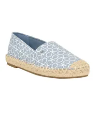 カルバンクライン レディース シューズ スリッポン・ローファー Calvin Klein Womens Popular Casual Espadrille SlipOn Flats Medium Blのサムネイル