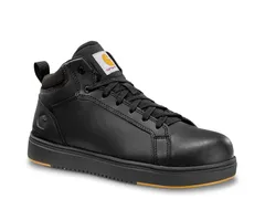 カーハート メンズ シューズ スニーカー Carhartt Detroit Nano Toe MidTop SlipResistant Work Sneaker Mens Black ブラックのサムネイル