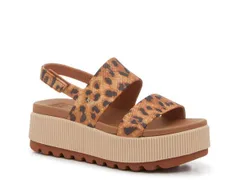 リーフ レディース シューズ サンダル プラットフォーム Reef Water Vista Platform Sandal Brown Leopard Print ブラウンのサムネイル