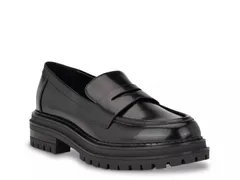 カルバンクライン レディース シューズ スリッポン・ローファー Calvin Klein Grantly Penny Loafer Black ブラックのサムネイル