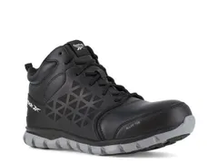 リーボック メンズ シューズ スニーカー Reebok Work Sublite Cushion Alloy Toe Work Sneaker Mens Black ブラックのサムネイル