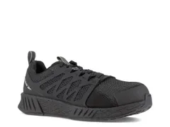 リーボック メンズ シューズ スニーカー Reebok Work Fusion Flexweave Composite Toe Work Sneaker Mens Black ブラックのサムネイル