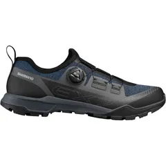 シマノ メンズ シューズ スニーカー Shimano EX700 GTX Touring SPD Shoe Mens Dark Blue ブルーのサムネイル