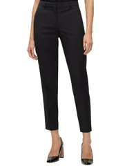 【送料無料】 ヒューゴボス レディース カジュアルパンツ ボトムス Womens Wool RegularFit Cropped Pants Blackのサムネイル