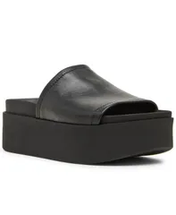 スティーブ マデン レディース シューズ スリッポン・ローファー プラットフォーム サンダル Steve Madden Womens Arwen Platform SlipOn Slide Sandaのサムネイル