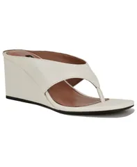 ナインウェスト レディース シューズ スリッポン・ローファー サンダル Nine West Womens Jadde SlipOn Wedge Sandals White Patent ホワイトのサムネイル
