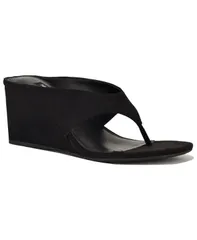 ナインウェスト レディース シューズ スリッポン・ローファー サンダル Nine West Womens Jadde SlipOn Wedge Sandals Black ブラックのサムネイル