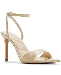アルド レディース シューズ サンダル ALDO Womens Leandra Pointed Toe Dressandals Cream Snakembossed クリームのサムネイル
