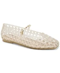 カール ラガーフェルド レディース シューズ パンプス KARLAGERFELD PARIS Womens Juliska Mary Jane Jelly Flats White Gold Jellyのサムネイル