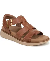 ドクター・ショール レディース シューズ サンダル Dr Scholls Womens Penny Fisherman Flat Sandals Honey Brown Faux Leather ブラのサムネイル