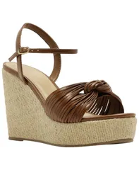 アレッツォ レディース シューズ サンダル Arezzo Womens Charlotte Wedge Sandal Soul Naturalのサムネイル