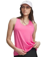 アンダーアーマー レディース トップス タンクトップ Under Armour Womens Racerback Training Tank Topink FrenzyPrime Pink ピンクのサムネイル