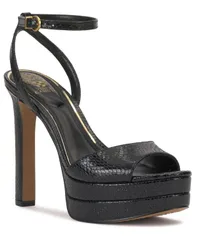 ヴィンスカムート レディース シューズ サンダル プラットフォーム Vince Camuto Womens Lumary TwoPiece Platform Dressandals Black Glaのサムネイル