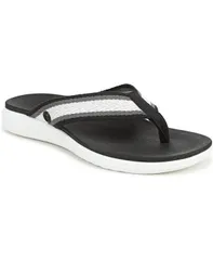 バイオニック レディース シューズ パンプス サンダル Vionic Womens Indigo Thong Sandals Black multi nylon ブラックのサムネイル