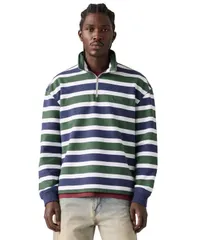 リーバイス メンズ アウター ニット・セーター Levis Mens Cameron QuarterZip Sweater Kombu Green グリーンのサムネイル