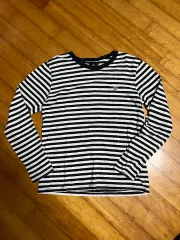 OBEY ストライプ ロングスリーブ 長袖Tシャツ mのサムネイル