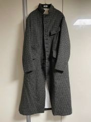 Alexander McQUEEN レザー切替 キャメル100% ロングコート - メルカリ